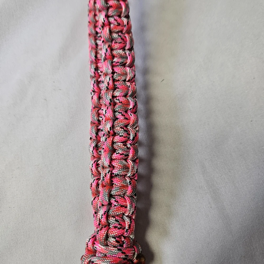 550 Paracord‎ Pink Camo Keychain Wristlet